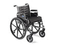 Invacare Tracer IV Wheelchair for Adults | Manual Bariatric Folding Wheelchair | 22 Inch Seat | Desk Arms