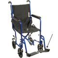 Replacement Footrest for Transport Chair Compatible for Drive Medical ATC Series Transport Chairs (Red)