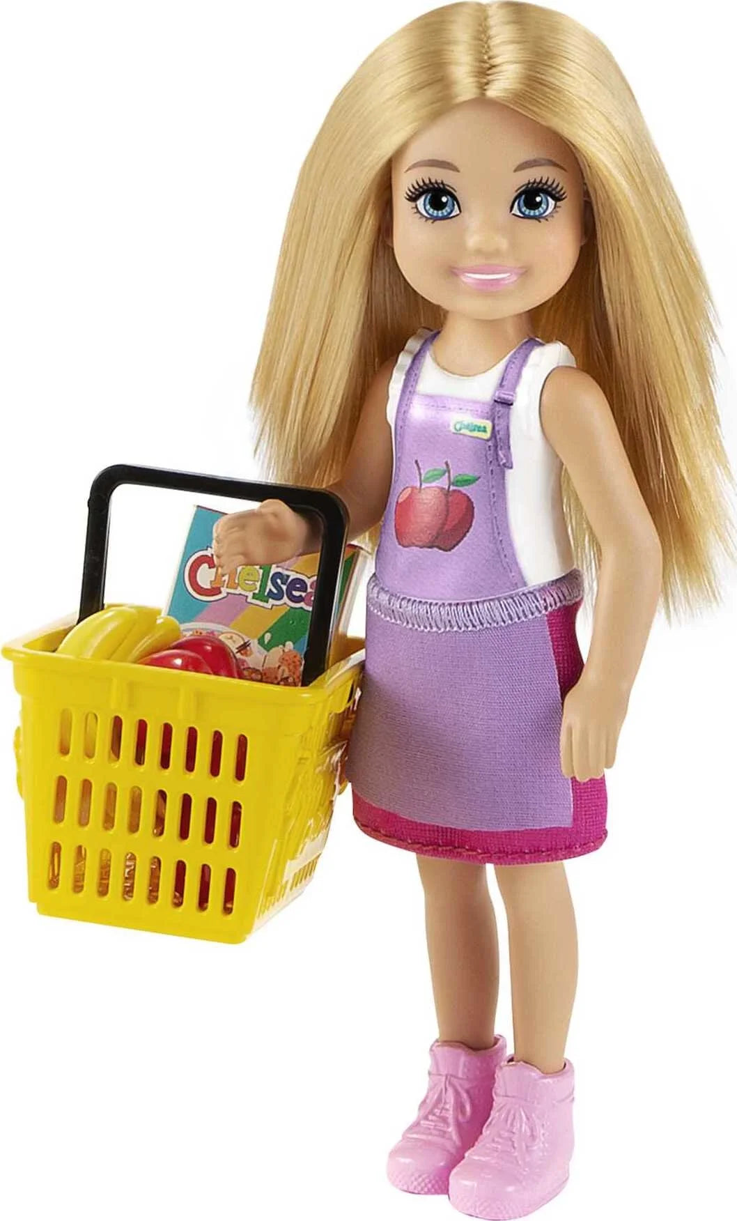 Barbie Chelsea Snack Stand Playset with Blonde Doll & 15 Accessories W2014