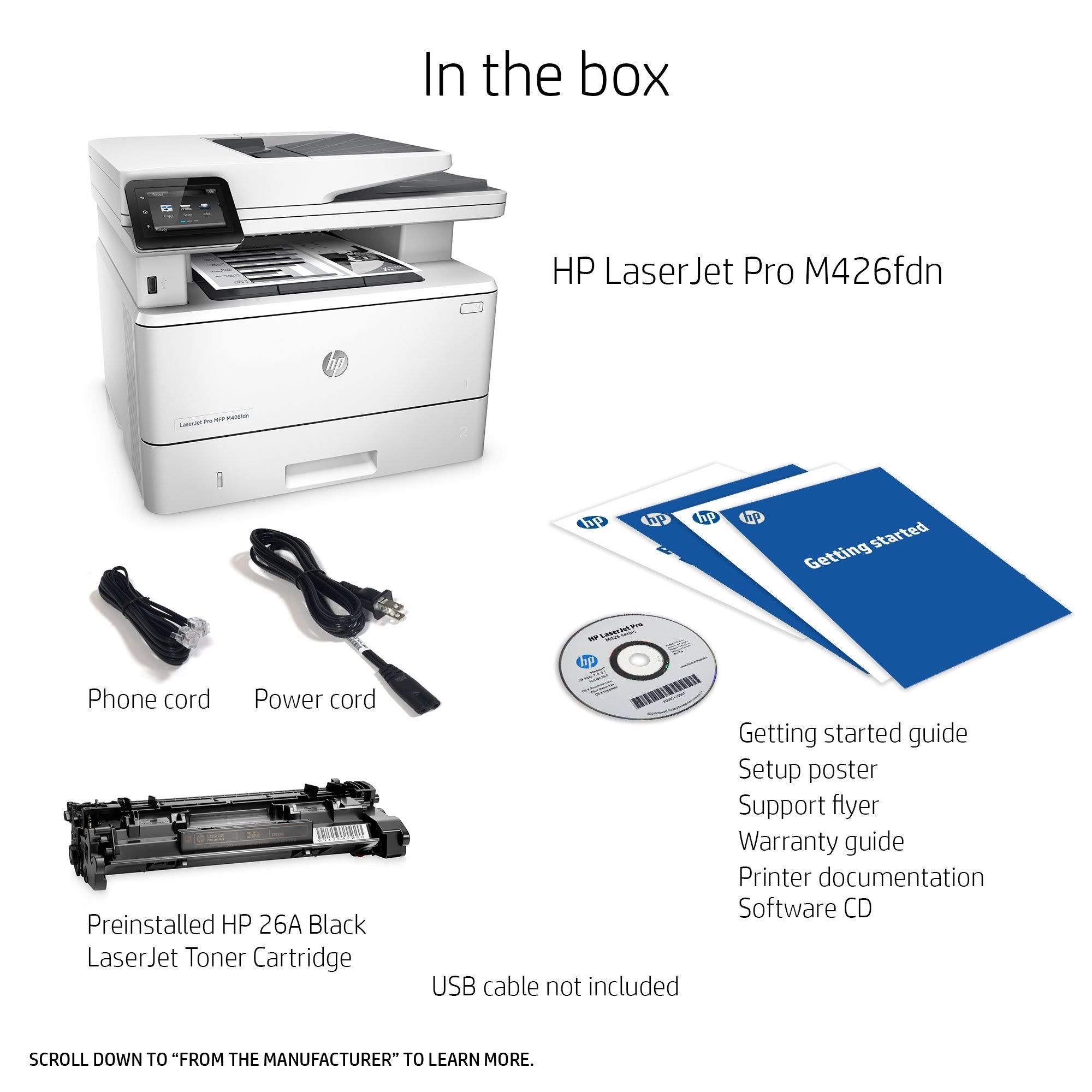 LaserJet Pro MFP M426fdn Printer k7