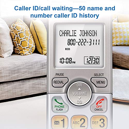 AT&T EL51103 DECT 6.0 Cordless Home Phone with Speakerphone and Caller ID O318095