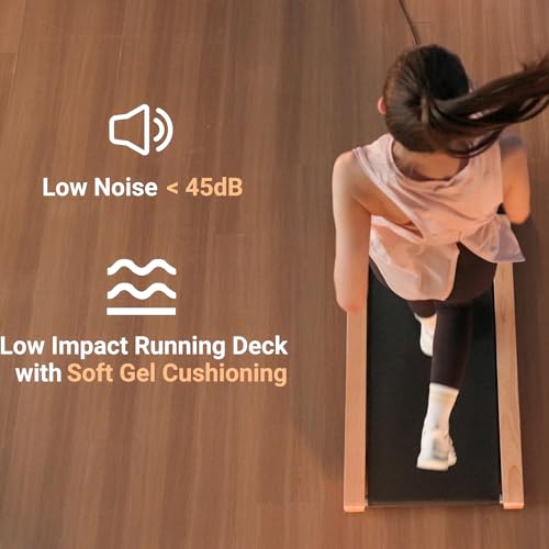 Walking Pad Under Desk Treadmill with Speaker Wood Home Use7k