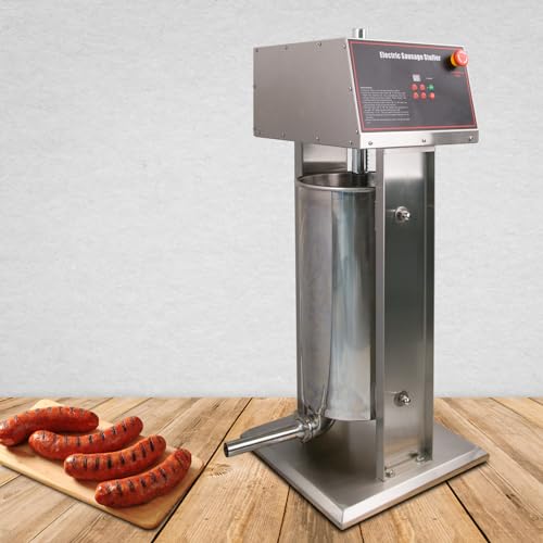 Electric Sausage Stuffer 55LBS Stainless Steel with 4 Stuffing Tubes V32477