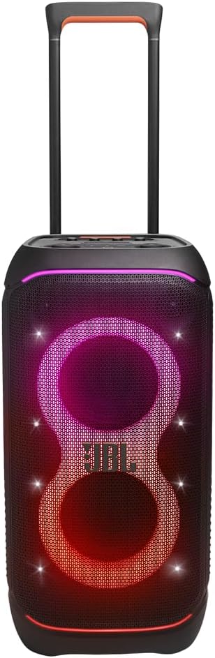 JBL PARTYBOX Stage 320 Portable Party Speaker with gSport Cargo Sleeve, Black P2381