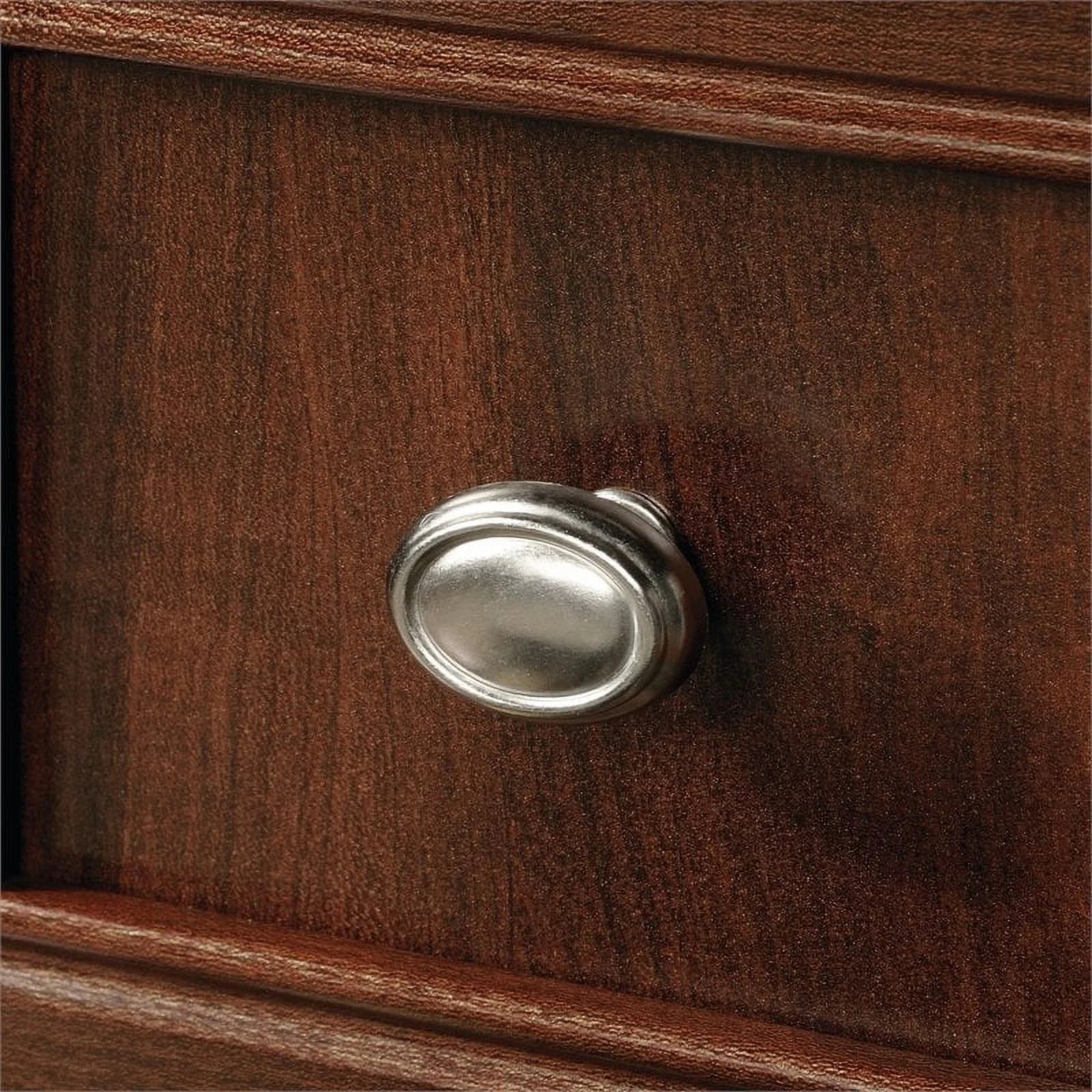 Kingfisher Lane Contemporary Wood Computer Desk with Hutch Cherry K666016