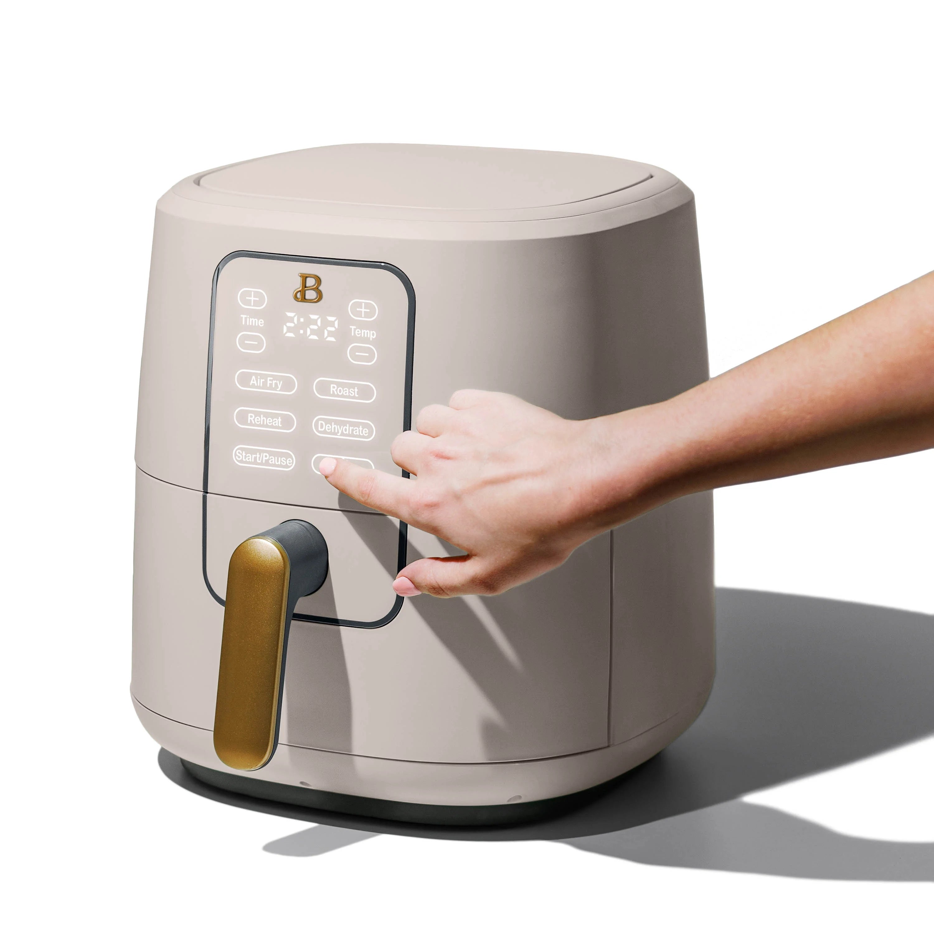 Air Fryer 6 Qt Touch Display Porcini Taupe a7