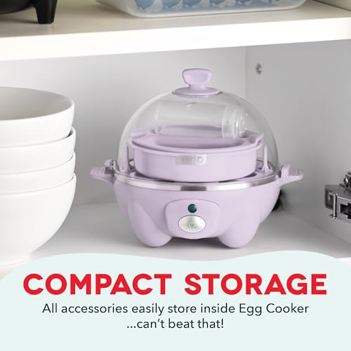 Egg Cooker 6 Capacity Electric Auto Shut Off Black a7