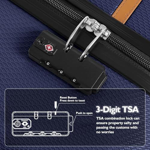 AnyZip Luggage Hardside Suitcase with Spinner Wheels TSA Lock, 28-Inch A6425