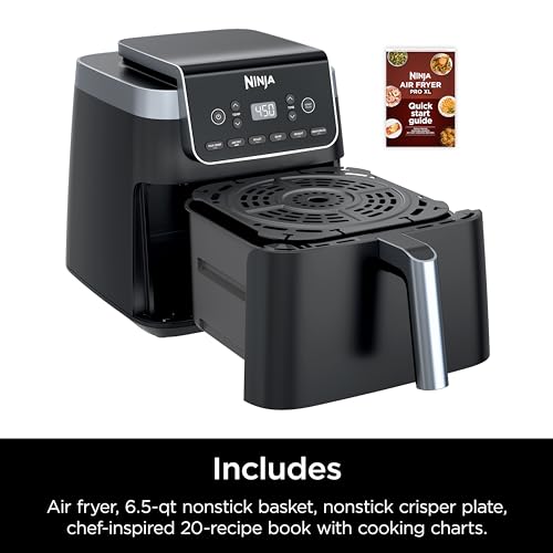 Air Fryer 4-in-1 5 QT Nonstick Basket Grey k7p