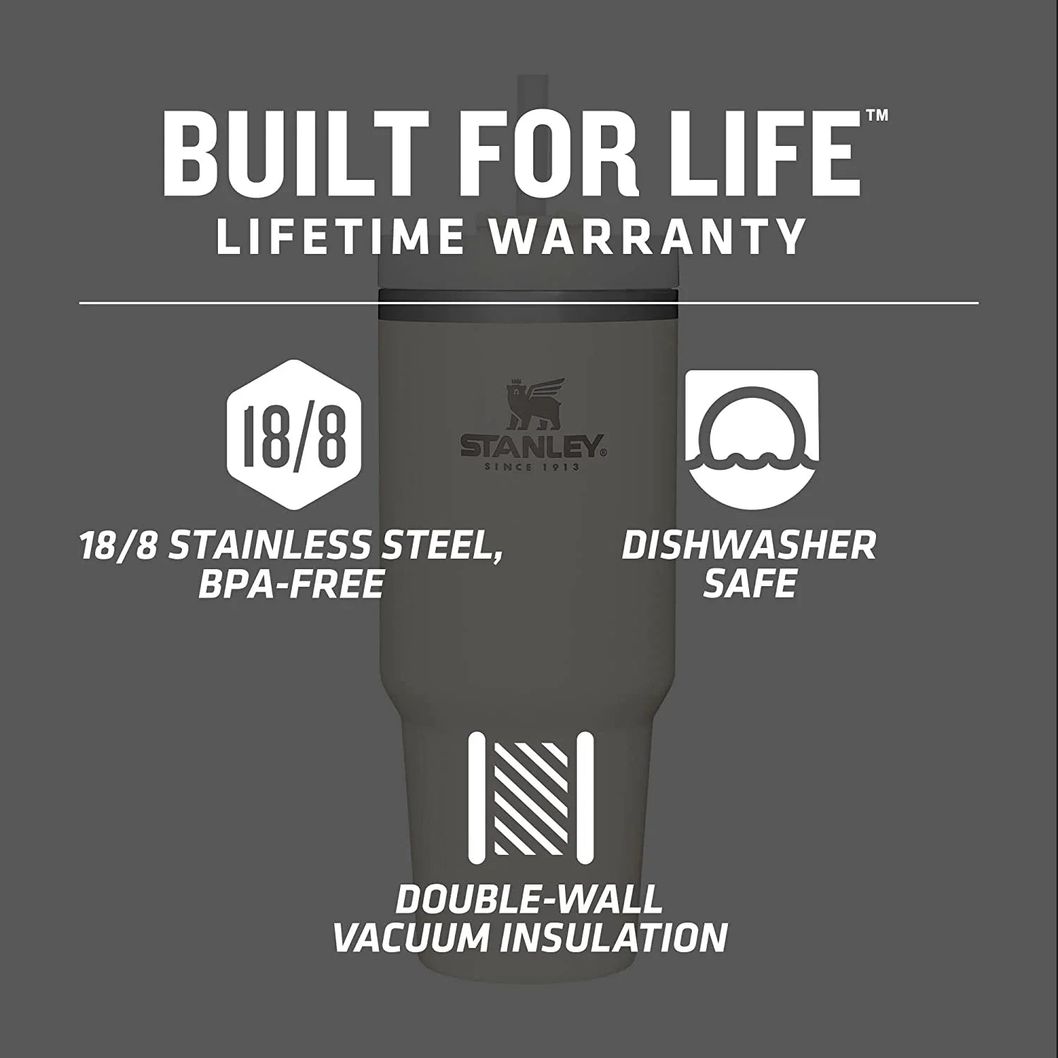 Stanley The Quencher H2.0 FlowState Tumbler 40 OZ Soft Matte Red Rust F199