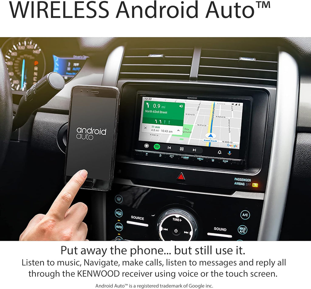 KENWOOD eXcelon DMX907S 6.95" Digital Multimedia Bluetooth Car Stereo C2507