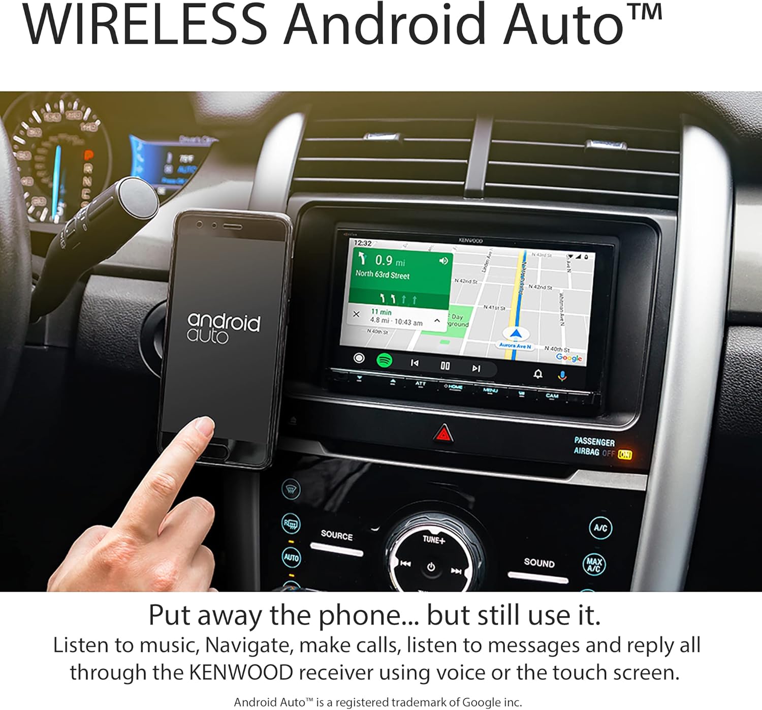 KENWOOD eXcelon DMX907S 6.95" Digital Multimedia Bluetooth Car Stereo C2507