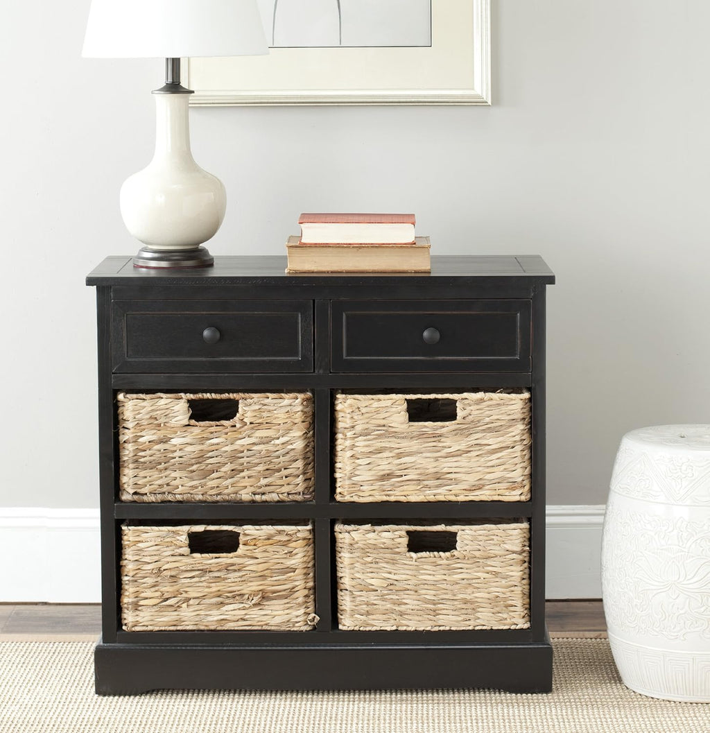 Wicker Basket Storage Unit a7