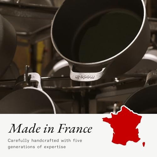 Made In Cookware Oval Dutch Oven 7.5 Quart Enameled Cast Iron Ruby Red H811906