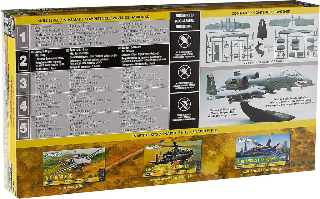 Plastic Model Kit A-10 Warthog White k7