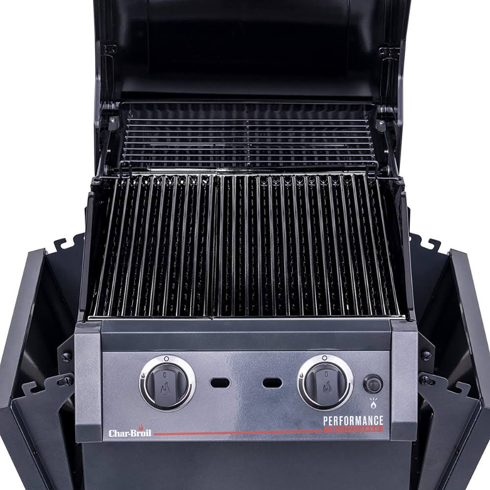 Gas Grill 2-Burner Cabinet Style Metallic Gray k7m