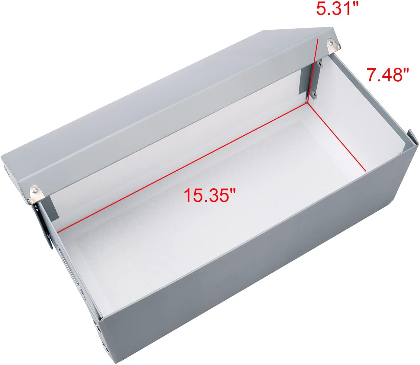 Snap-N-Store DVD Storage Box 2 Pack, Durable Movie Disc Holders with Lids, Gray U368266