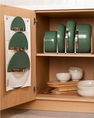Caraway Nonstick Ceramic Cookware Set 12 Piece Cream A25140