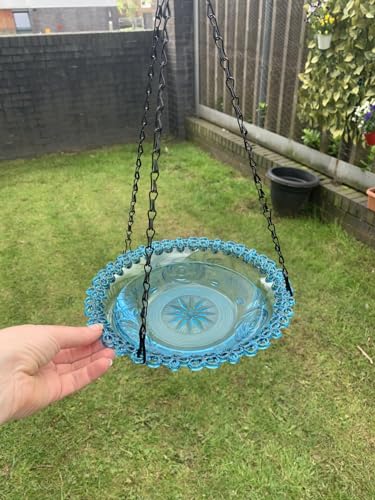 Hanging Bird Bath Bowl Feeder for Garden Patio Decor a7