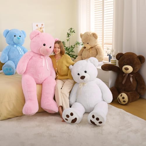 Tezituor Giant Teddy Bear 6ft Stuffed Animal with Red Heart I471