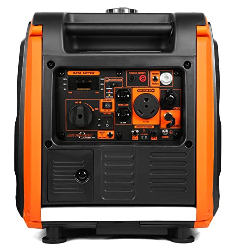 Quiet 6800-Watt Dual Fuel Portable Inverter Generator with Electric Start k7