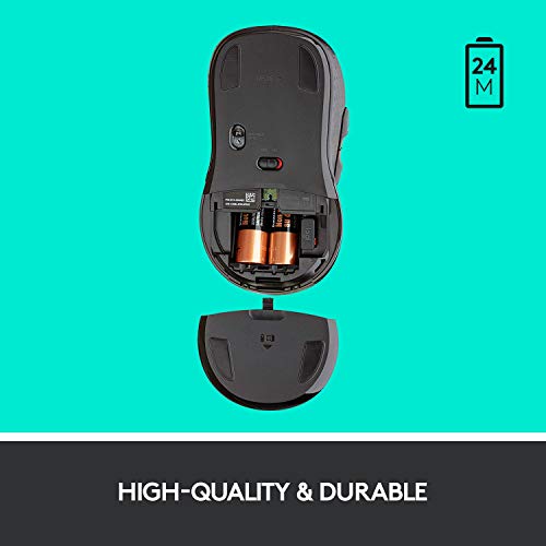 Wireless Mouse for Laptop and PC with Programmable Buttons Graphite k7