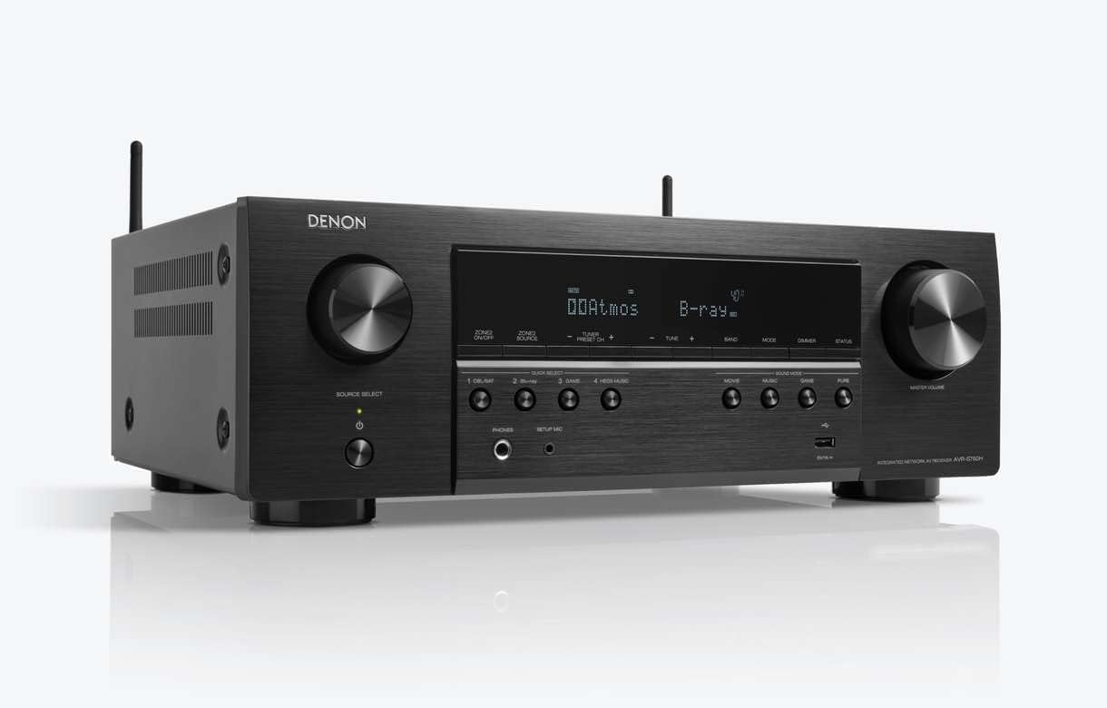 Denon AVR-S760H 7.2-Channel Home Theater AV Receiver 8K (Renewed) V296974
