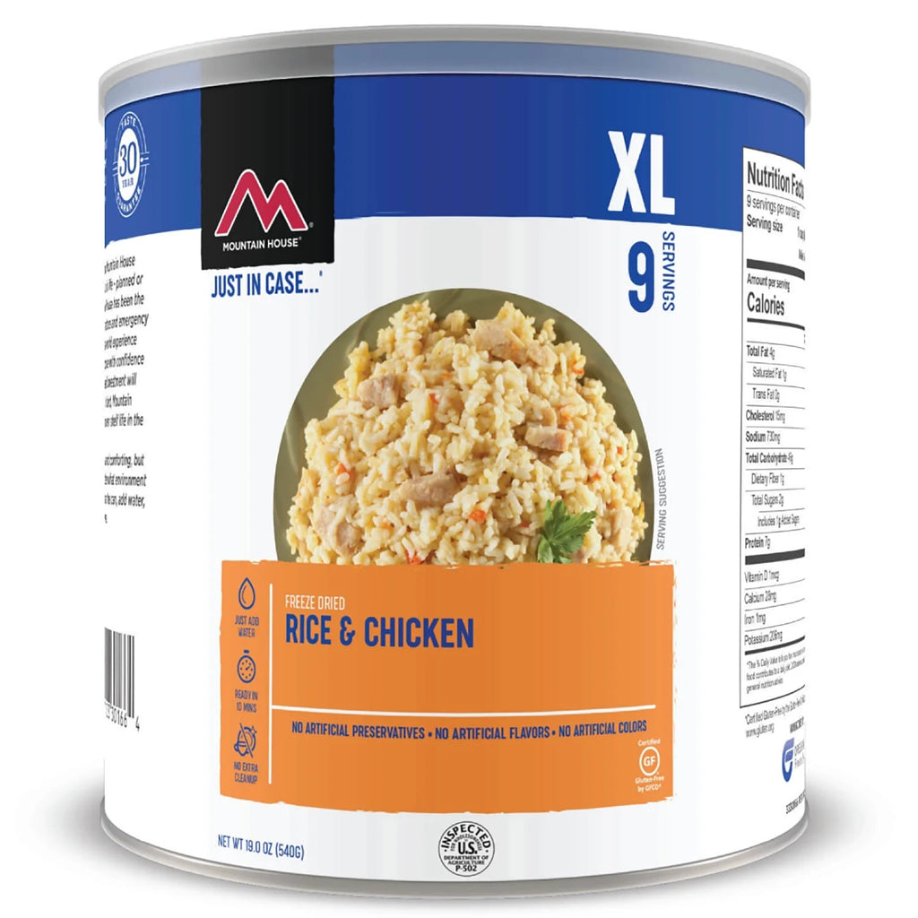 Mountain House Rice & Chicken #10 Can Emergency Survival Food O11531