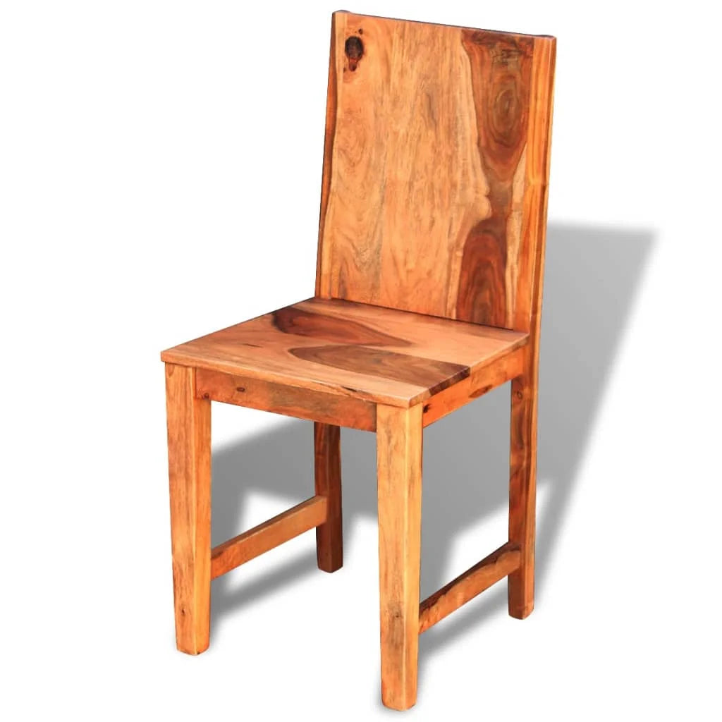 Aibecy Dining Chairs 4 pcs Solid Sheesham Wood K619