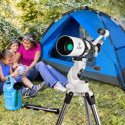 Gskyer Telescope 80mm AZ Refractor Telescope for Adults Astronomy E755