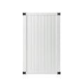 Somerset 6 ft. x 42 in. White Vinyl Privacy Fence Gate