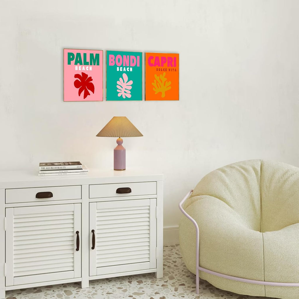 KBKBART Preppy Room Decor Aesthetic Posters, 8"x10" Unframed W512