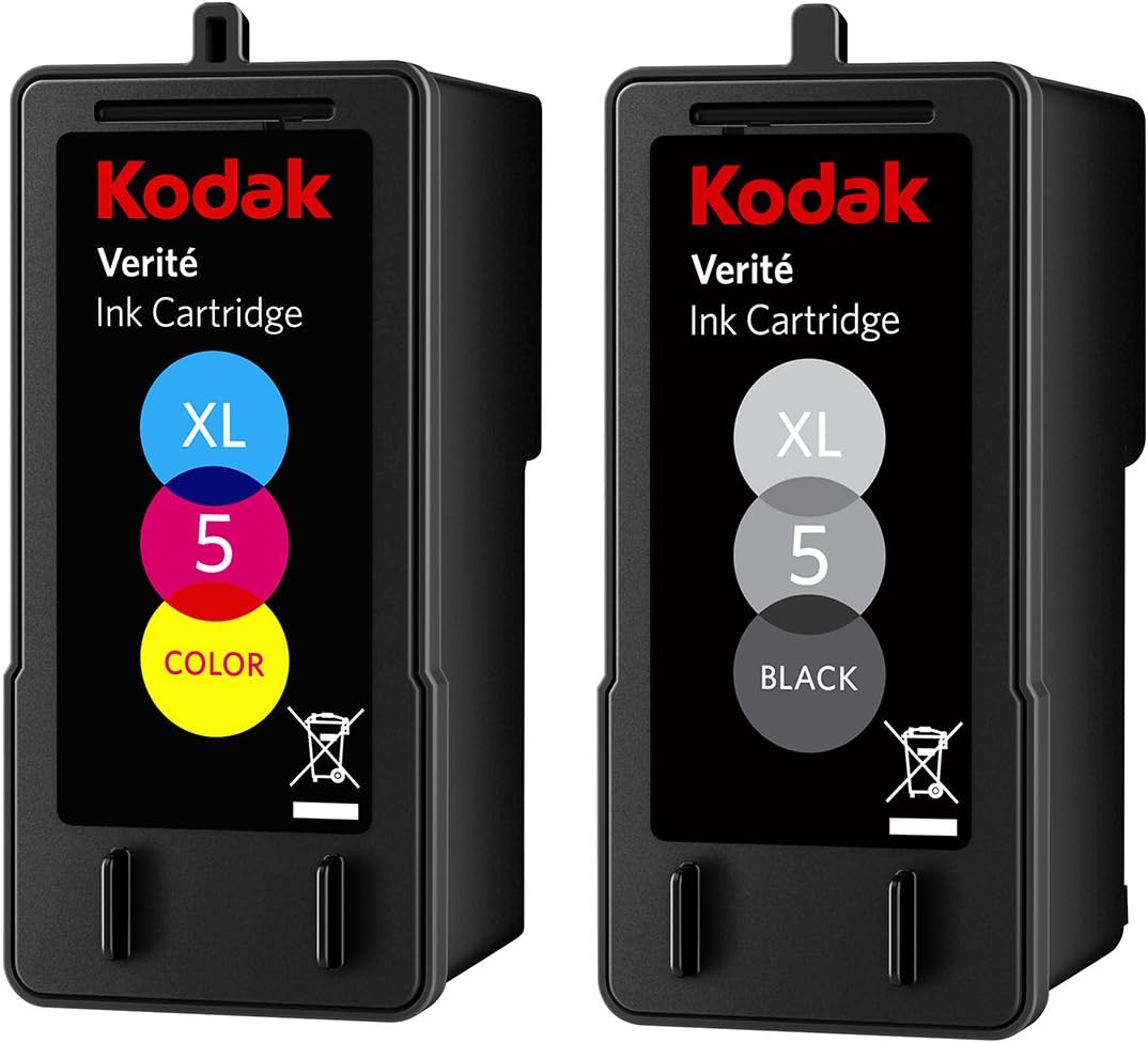 Ink Cartridge Bundle Black Color for Kodak Verite Printers a7