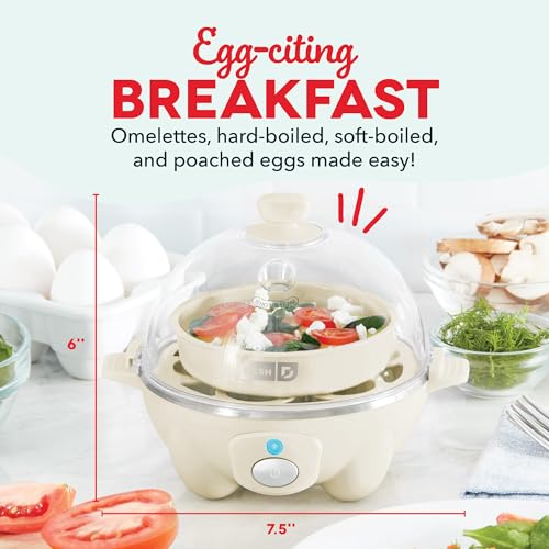 Egg Cooker 6 Capacity Electric Auto Shut Off Black a7