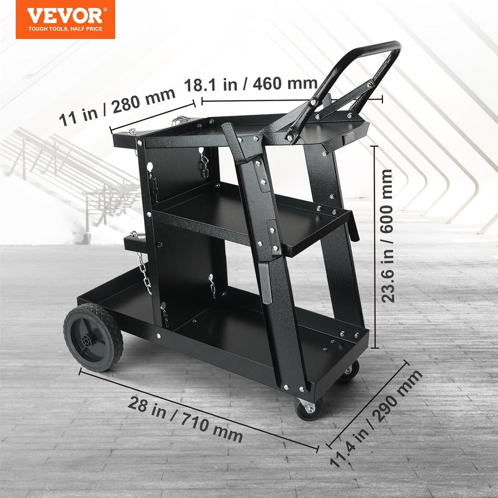 MIG Welder 3 in 1 270 Amp 110 220V with Cart a7