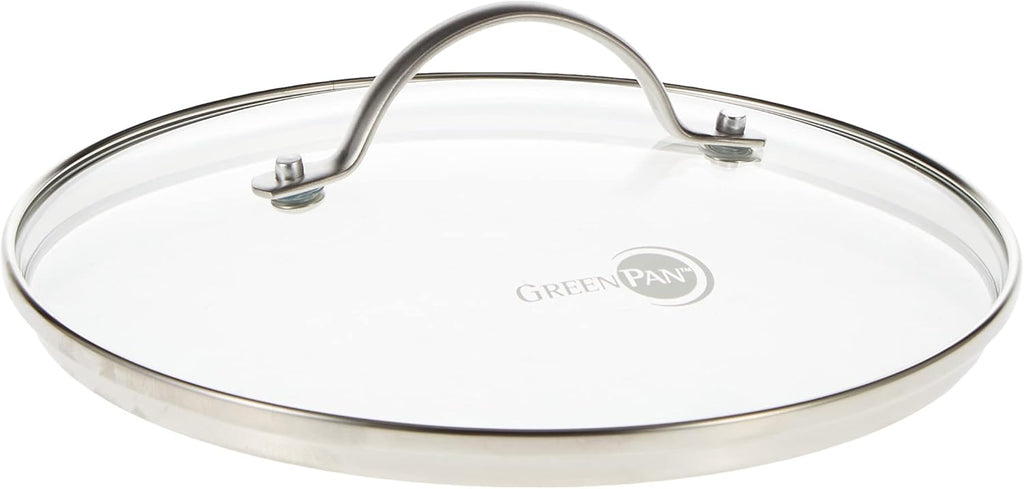 GreenPan Valencia Pro 8" Hard Anodized Ceramic Nonstick Frying Pan with Glass Lid P932867
