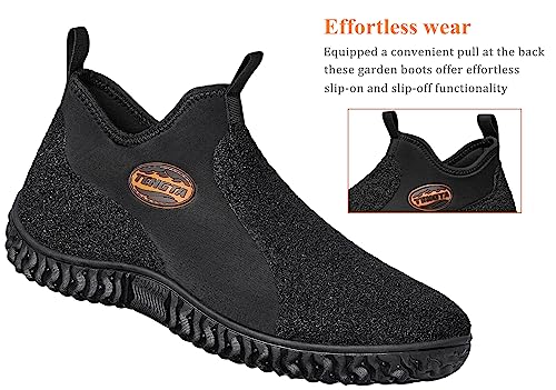 Men's Neoprene Slip-on Mud Boots for Gardening X6889