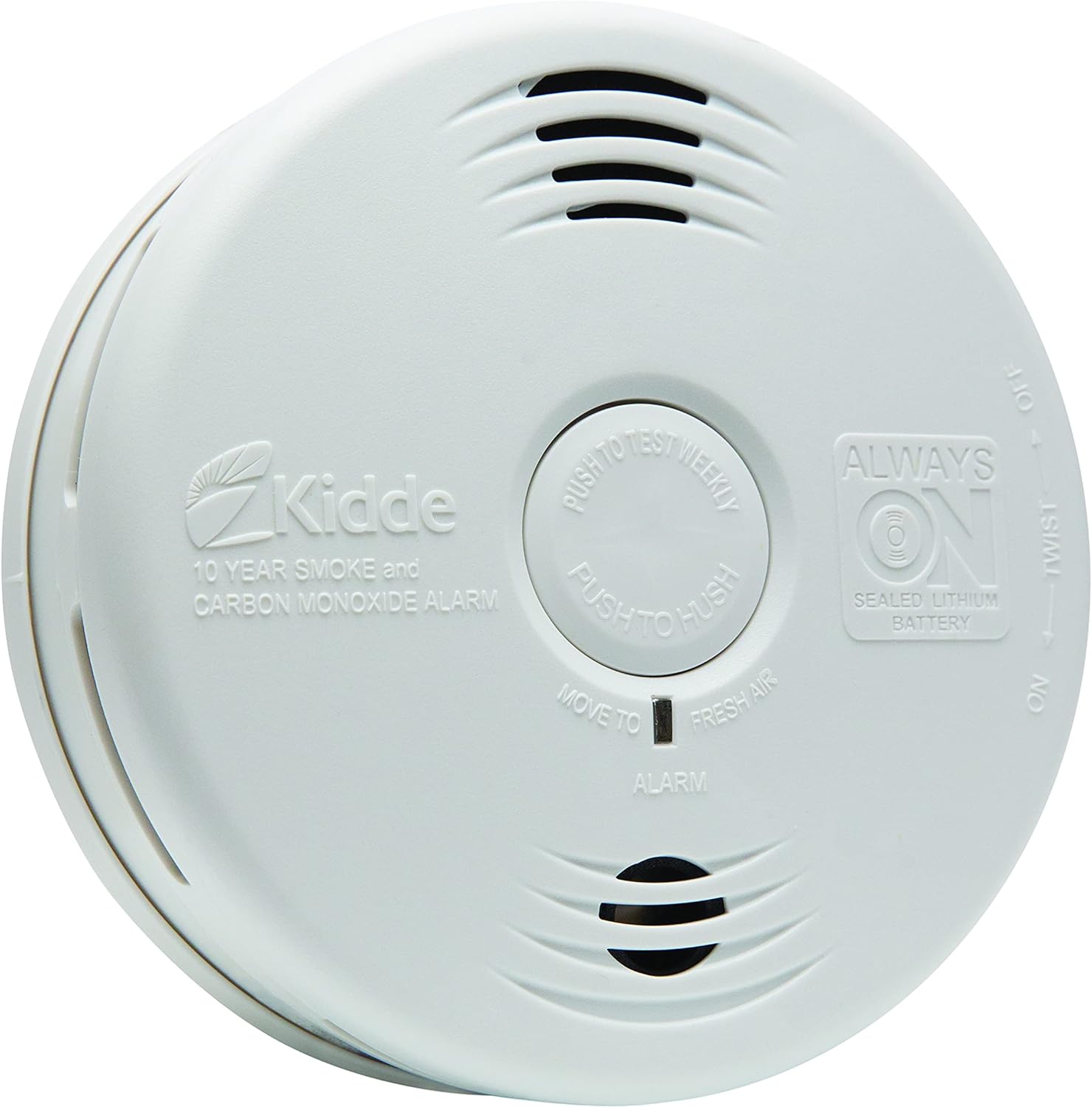 Kidde Smoke & Carbon Monoxide Detector, 10-Year Battery, Voice Alerts Q5361