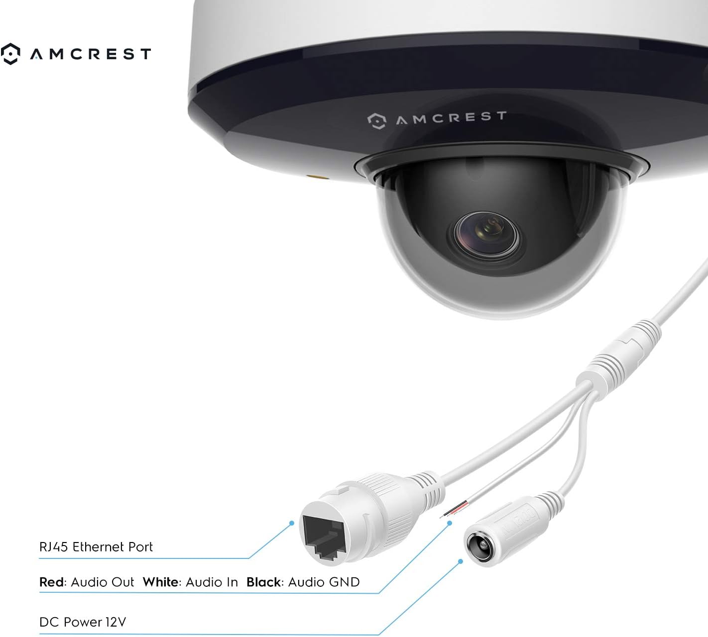 Outdoor PTZ IP Dome Camera 1080p Night Vision k7