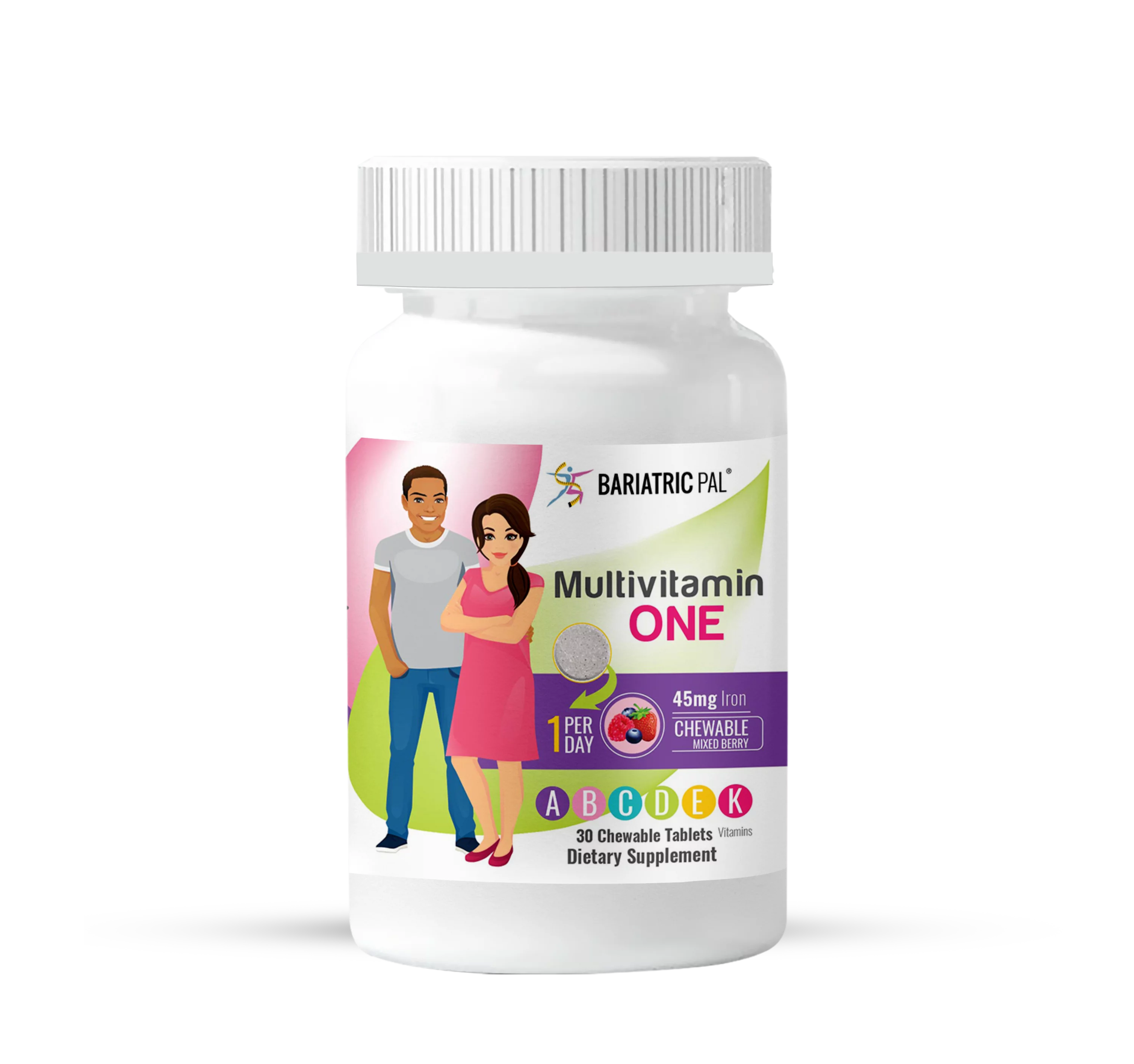 BariatricPal Gastric Sleeve Complete Vitamin Pack - 6-Month Supply, Mixed Berry & Wild Grape R684
