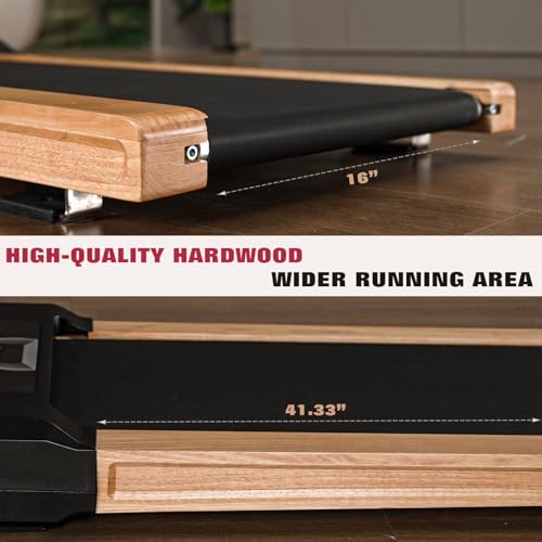 Walking Pad Under Desk Treadmill with Speaker Wood Home Use7k