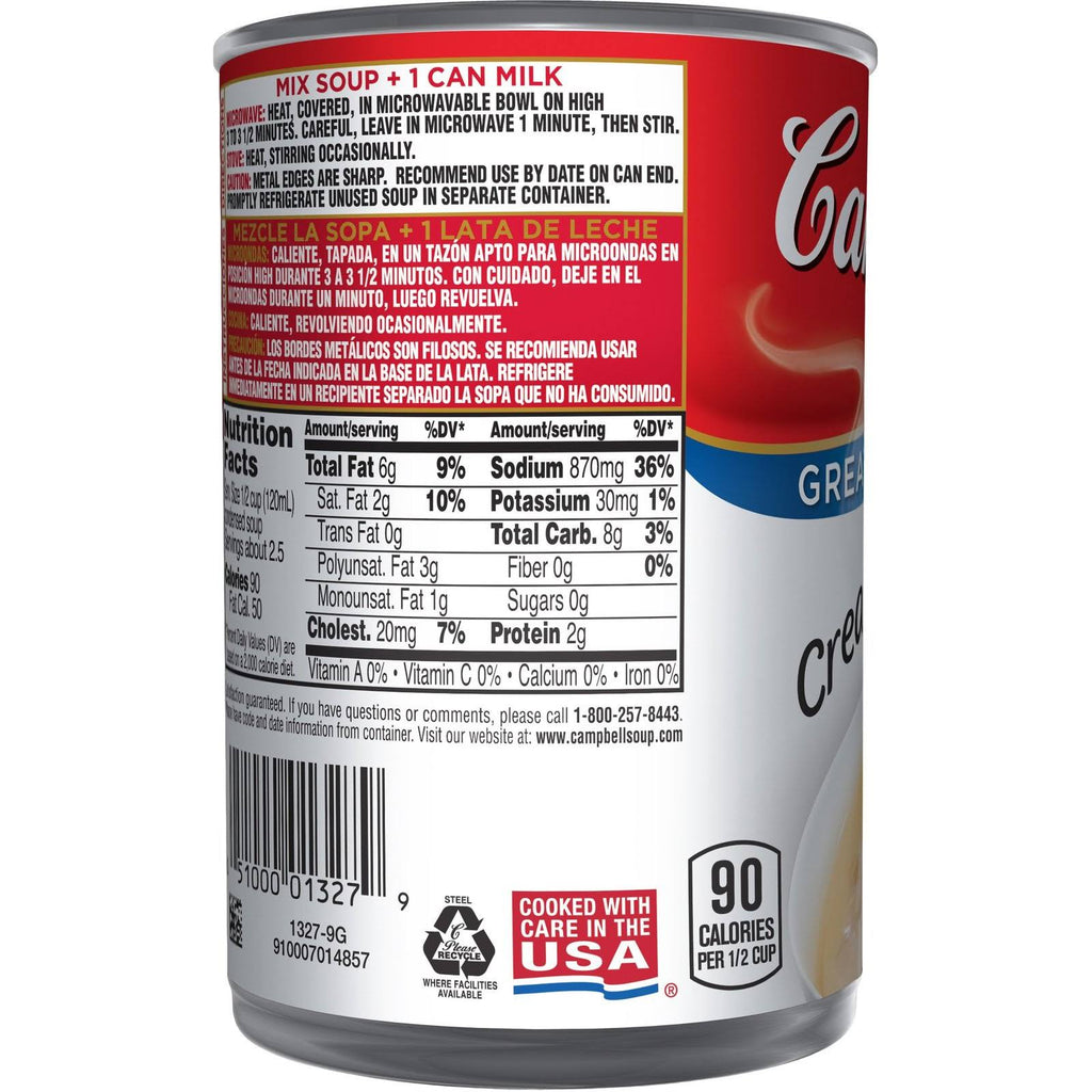 Cream of Shrimp Soup 10.5 oz Can Pack of 12 a7