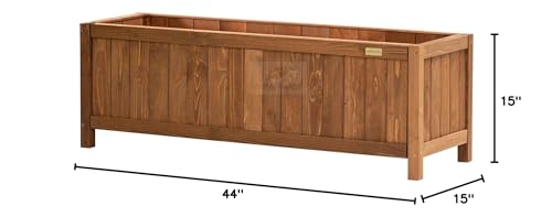 Wooden Planter Box for Patio Garden Indoor Outdoor a7k