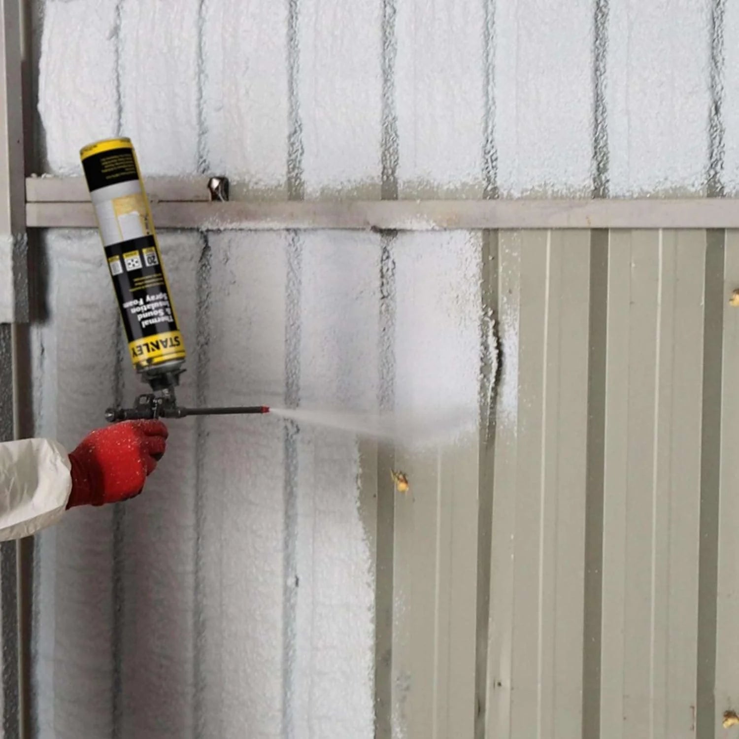 Stanley Supercoat Spray Foam Insulation Kit, Closed Cell, 480 Board Feet S383