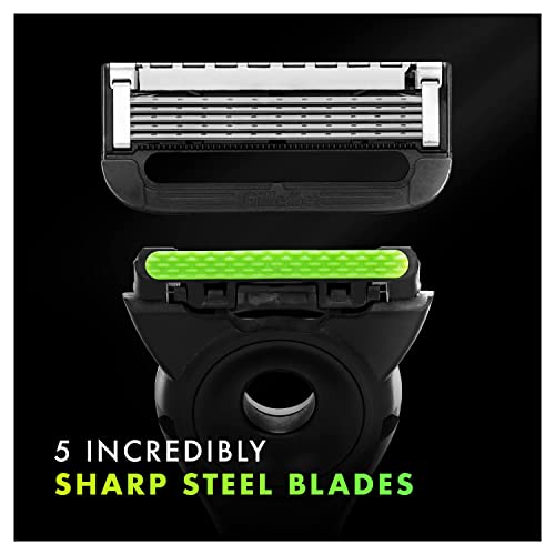 Gillette Labs Men's Razor + 1 Blade Refill with Exfoliating Bar & Magnetic Stand L97996