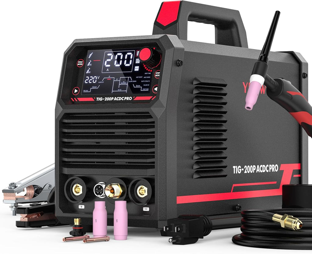 TIG Welder 200A AC/DC Pulse Dual Voltage k7