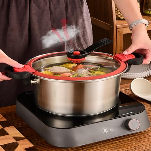 Stainless Steel Pressure Cooker 7.5L for Gas & Induction E66366