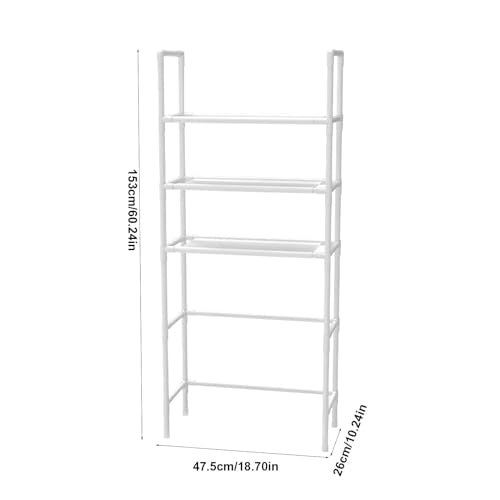 Over The Toilet Storage Shelf, 3-Tier Stainless Steel Bathroom Organizer H8153