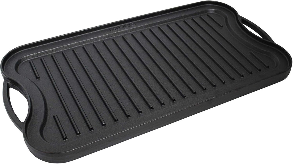 Mirro MIR-19055 Pre-Seasoned Cast Iron Reversible Grill/Griddle with Handles, 20 Inch G184927