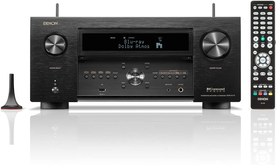 Denon AVR-A1H 15.4-Ch 8K Home Theater Receiver W893993